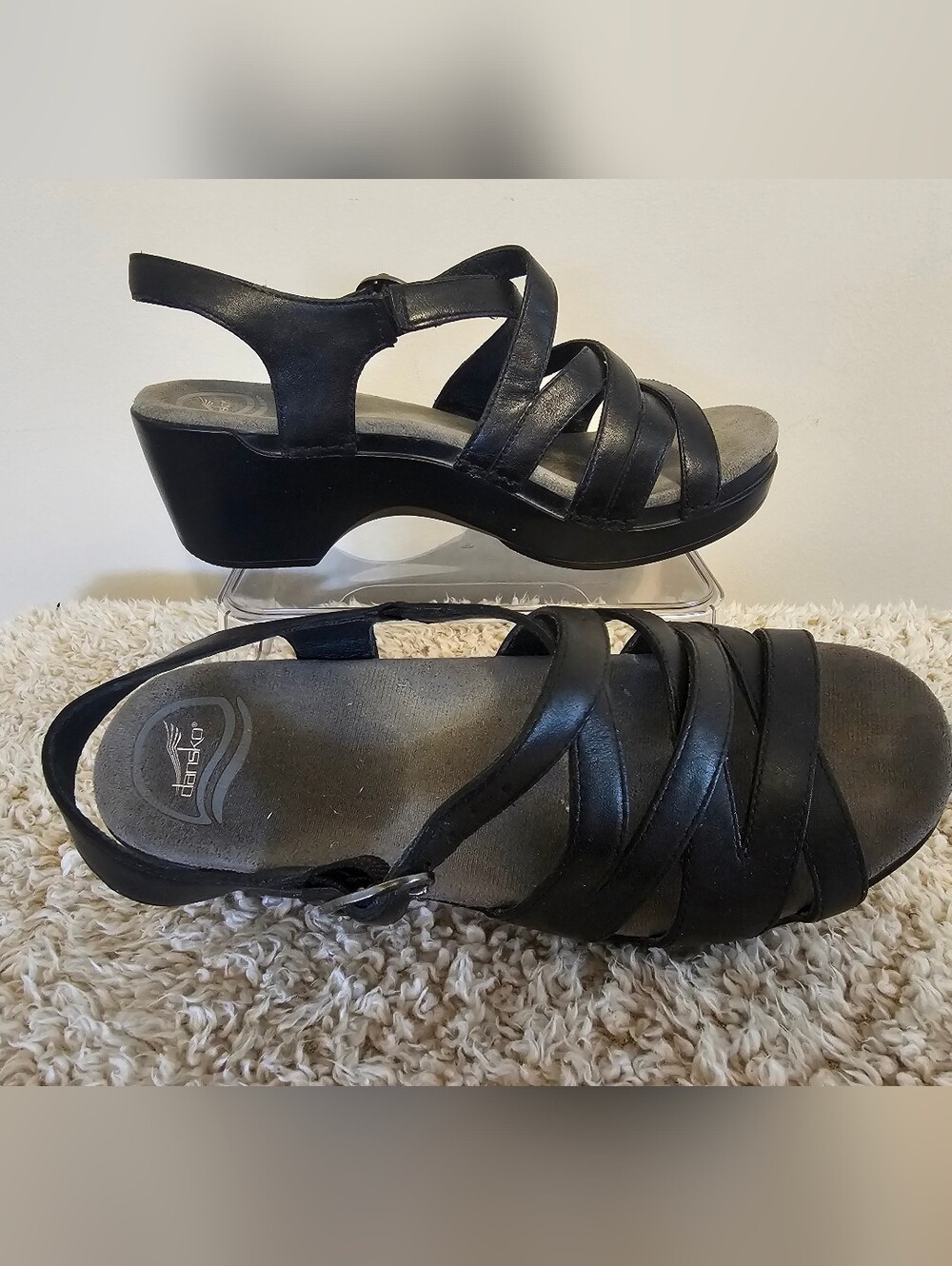 DANSKO LEATHER SANDAL SIZE 38